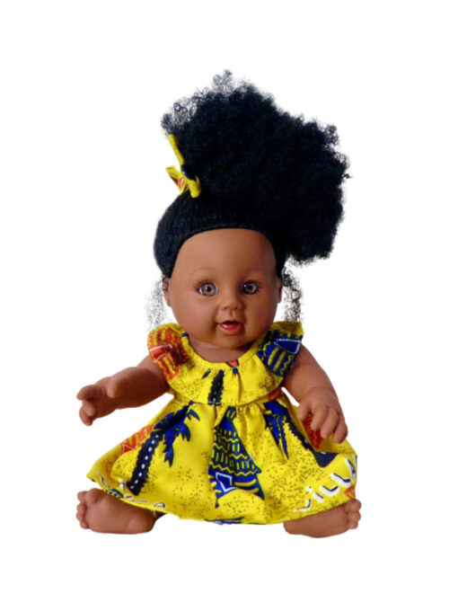 African doll in Chacha dress "Africa Village"