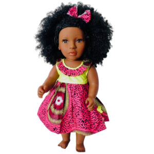 JENGUE doll in dress "Skaars Blom"