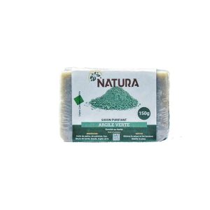 Natura reinigende Seife mit grüner Tonerde