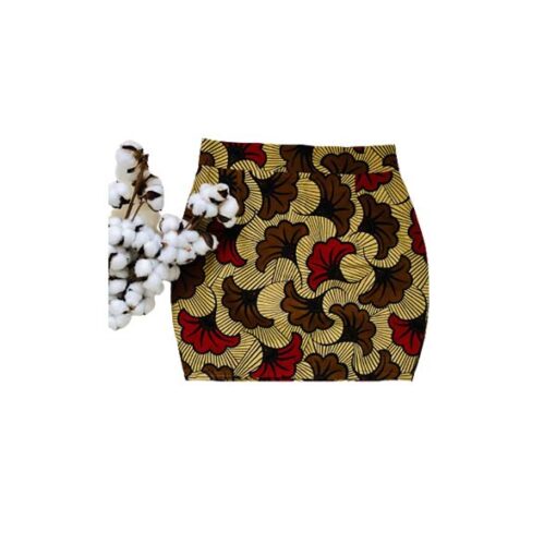 Ankara mini Skirt Flower Wedding