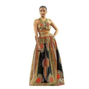 Maxi Dashiki Top and Skirt